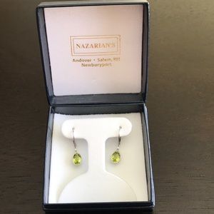 14K White Gold Earrings.